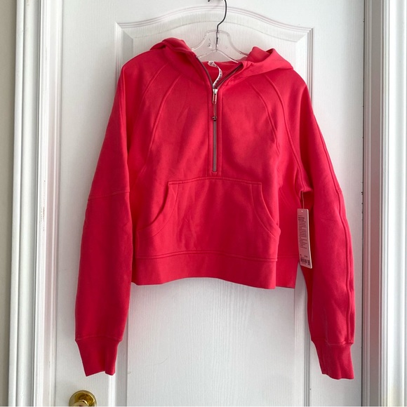 Lululemon Scuba Oversized Half Zip Hoodie in Lipgloss Lip Gloss Size M/L - Picture 4 of 9
